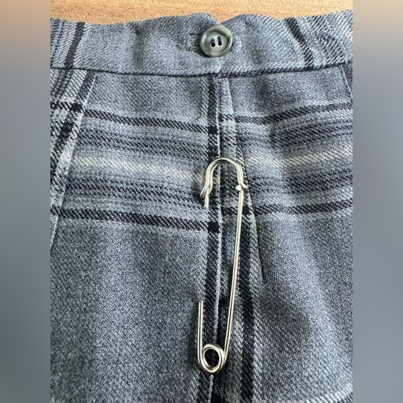 Vintage 70’s Highland Queen 100% Wool Tartan Kilt School Girl Pleated Midi Skirt - Picture 5 of 8